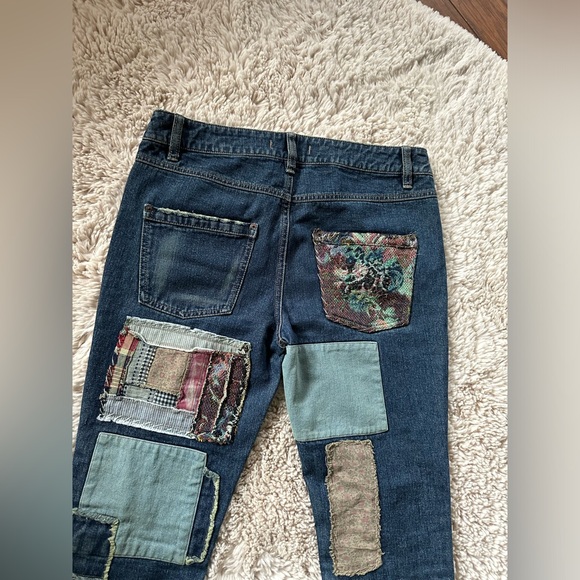 Free People Patchwork Jeans - Picture 5 of 7
